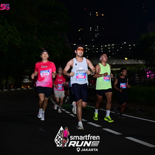 Race photo from SMARTFREN RUN 2026