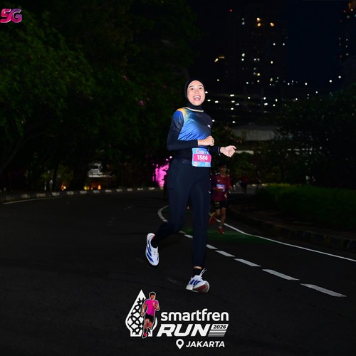 Race photo from SMARTFREN RUN 2026