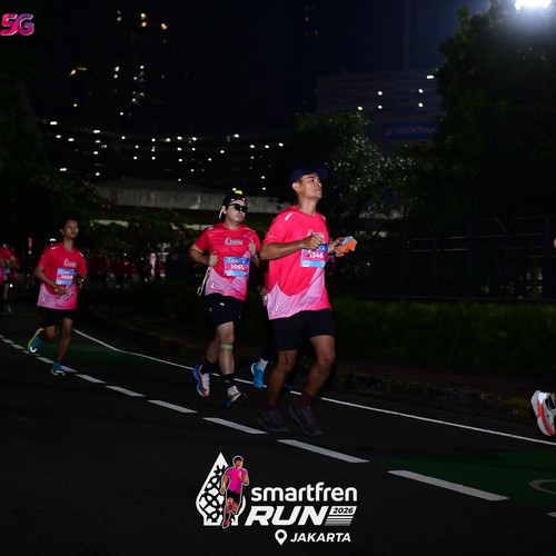 Race photo from SMARTFREN RUN 2026