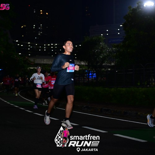 Race photo from SMARTFREN RUN 2026