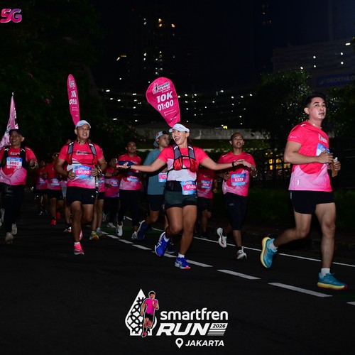 Race photo from SMARTFREN RUN 2026