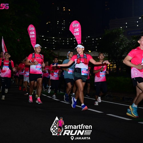 Race photo from SMARTFREN RUN 2026