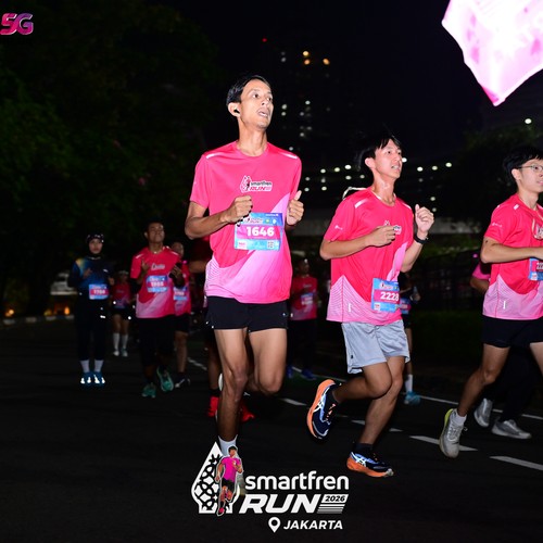 Race photo from SMARTFREN RUN 2026