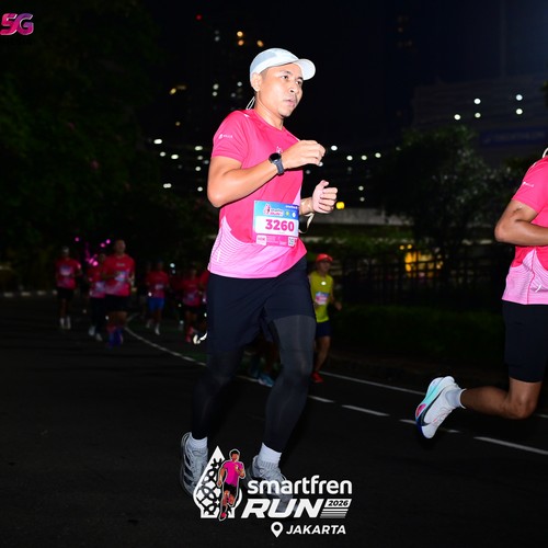 Race photo from SMARTFREN RUN 2026