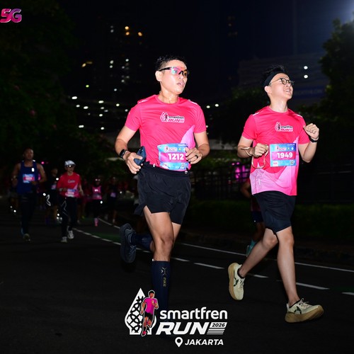 Race photo from SMARTFREN RUN 2026