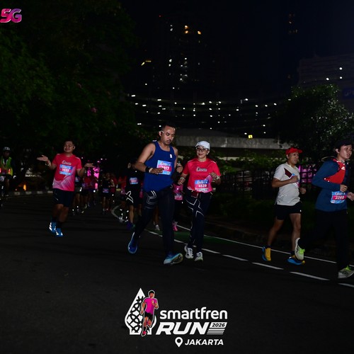 Race photo from SMARTFREN RUN 2026