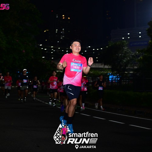 Race photo from SMARTFREN RUN 2026