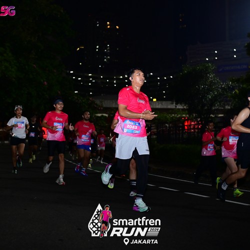 Race photo from SMARTFREN RUN 2026
