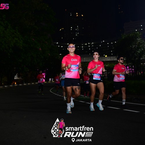 Race photo from SMARTFREN RUN 2026
