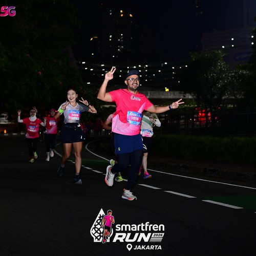 Race photo from SMARTFREN RUN 2026