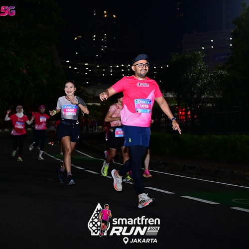 Race photo from SMARTFREN RUN 2026