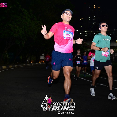 Race photo from SMARTFREN RUN 2026