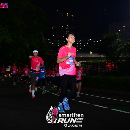 Race photo from SMARTFREN RUN 2026