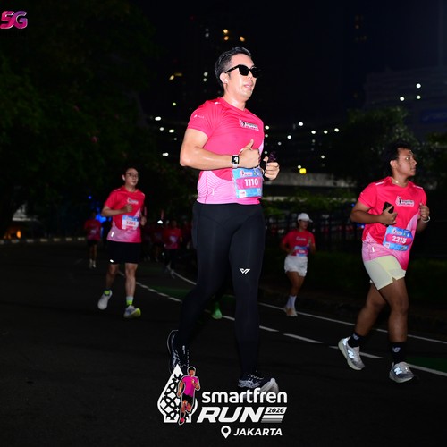 Race photo from SMARTFREN RUN 2026