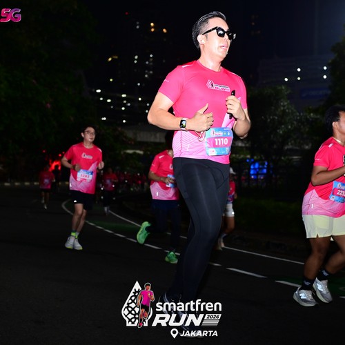 Race photo from SMARTFREN RUN 2026