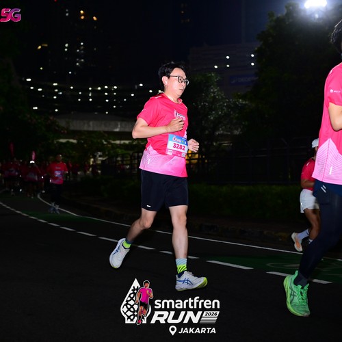 Race photo from SMARTFREN RUN 2026