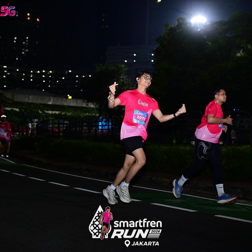 Race photo from SMARTFREN RUN 2026