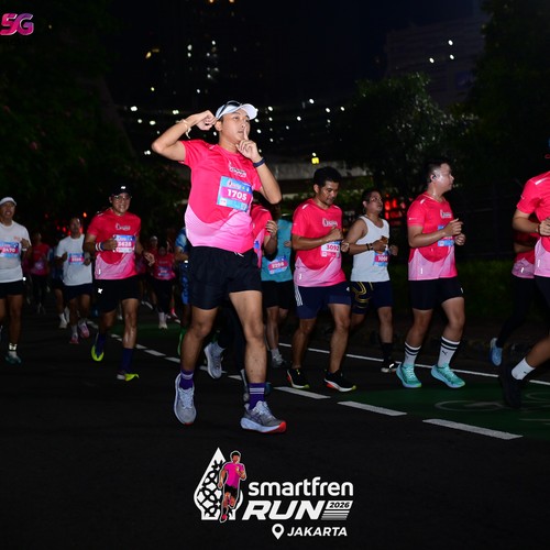 Race photo from SMARTFREN RUN 2026