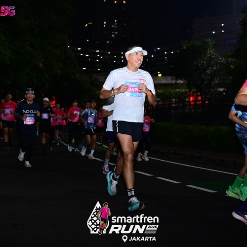 Race photo from SMARTFREN RUN 2026