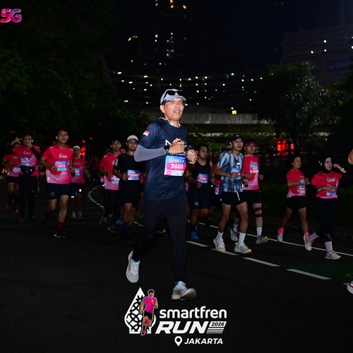 Race photo from SMARTFREN RUN 2026