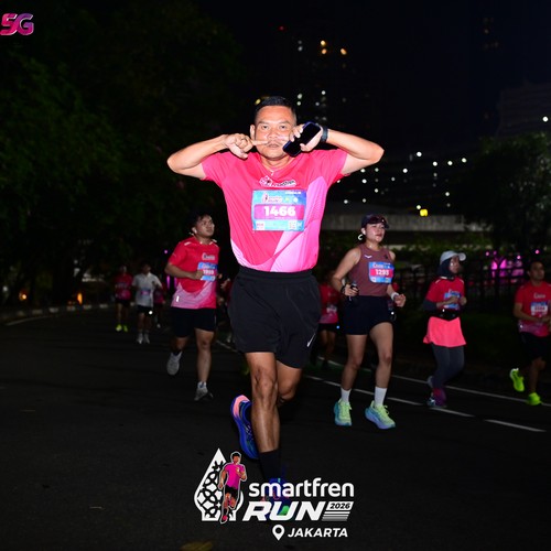 Race photo from SMARTFREN RUN 2026