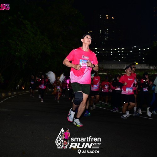 Race photo from SMARTFREN RUN 2026