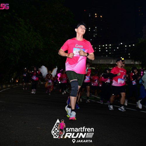Race photo from SMARTFREN RUN 2026