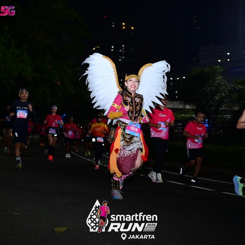 Race photo from SMARTFREN RUN 2026