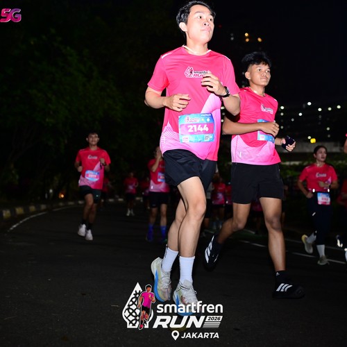 Race photo from SMARTFREN RUN 2026