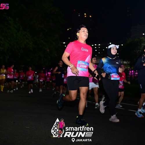 Race photo from SMARTFREN RUN 2026