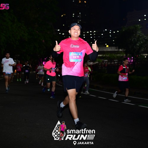 Race photo from SMARTFREN RUN 2026