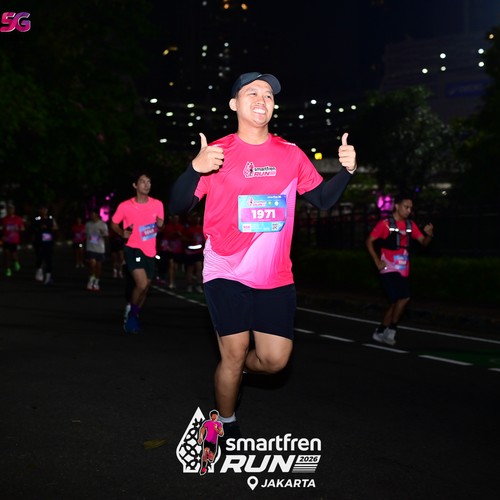 Race photo from SMARTFREN RUN 2026