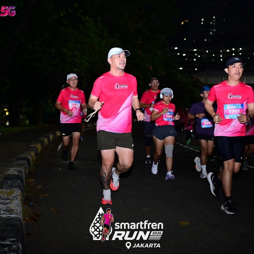 Race photo from SMARTFREN RUN 2026