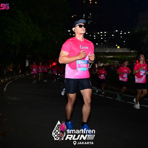 Race photo from SMARTFREN RUN 2026