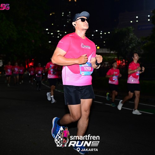 Race photo from SMARTFREN RUN 2026
