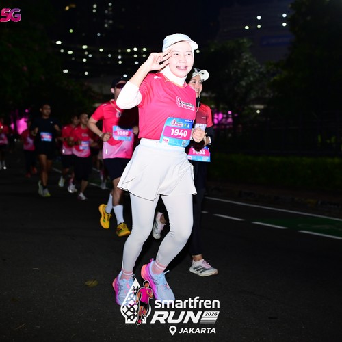 Race photo from SMARTFREN RUN 2026