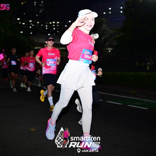 Race photo from SMARTFREN RUN 2026