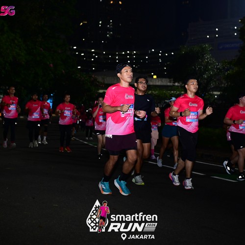 Race photo from SMARTFREN RUN 2026