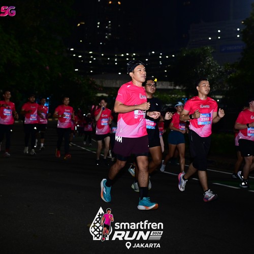 Race photo from SMARTFREN RUN 2026
