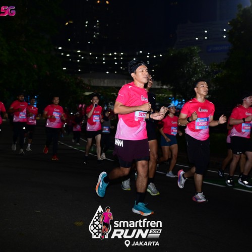 Race photo from SMARTFREN RUN 2026