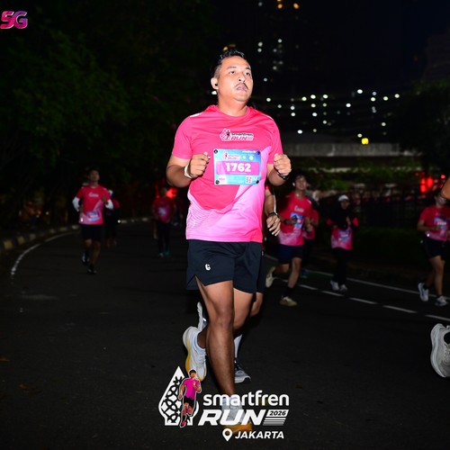 Race photo from SMARTFREN RUN 2026