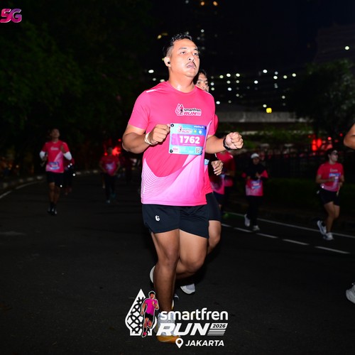 Race photo from SMARTFREN RUN 2026