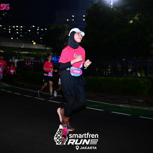 Race photo from SMARTFREN RUN 2026