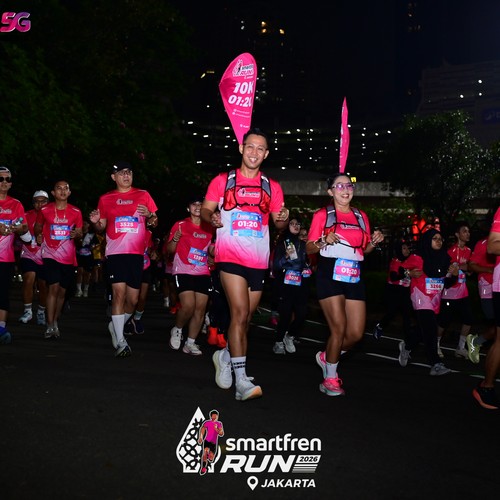 Race photo from SMARTFREN RUN 2026