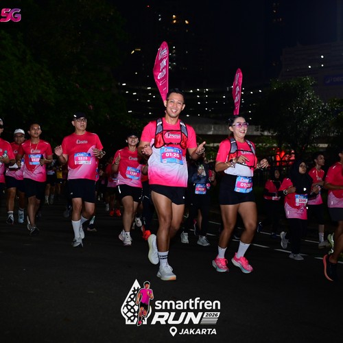 Race photo from SMARTFREN RUN 2026