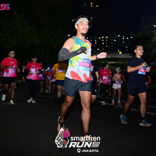 Race photo from SMARTFREN RUN 2026