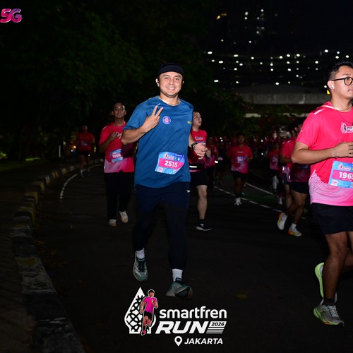 Race photo from SMARTFREN RUN 2026