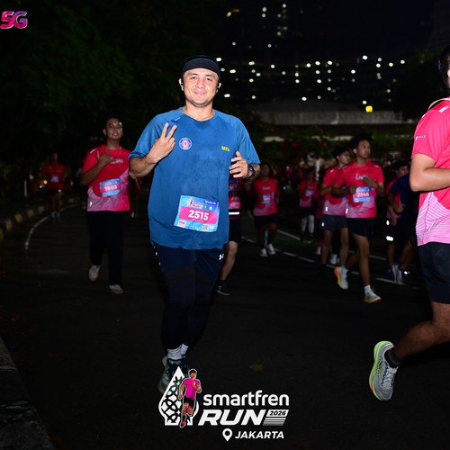 Race photo from SMARTFREN RUN 2026