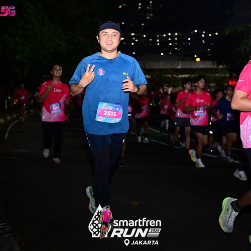 Race photo from SMARTFREN RUN 2026