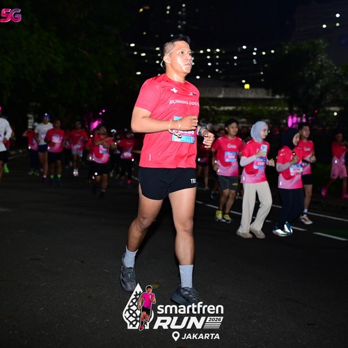 Race photo from SMARTFREN RUN 2026